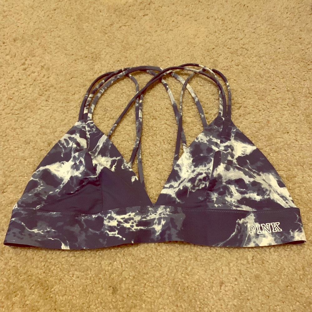 PINK Victorias Secret marble bralette